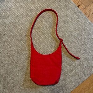 BAGGU Red Nylon Sling Bag